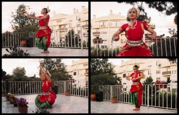 Indian dance performances at the Ambassador's residence (20.05.2019).